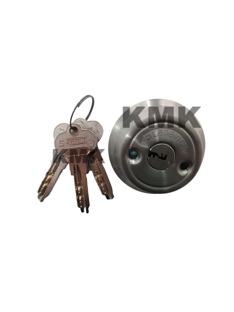 [4070-AI] 4070-AI CERROJO DE SEGURIDAD SCANAVINI ACCESO LLAVE-LLAVE ACERO INOXIDABLE