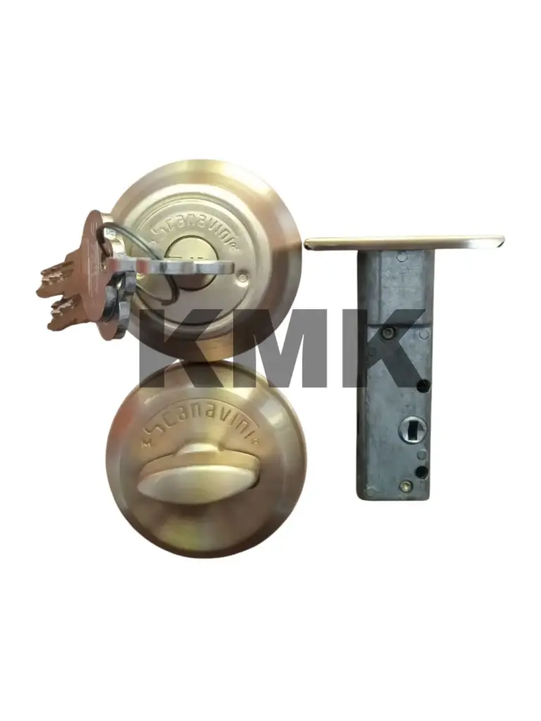 [4070-BS] 4070-BS CERROJO DE SEGURIDAD SCANAVINI ACCESO LLAVE-LLAVE BRONCE