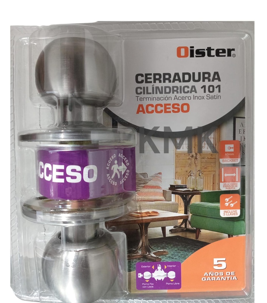 CE101ACCESO - CERRADURA CILINDRICA OISTER 101 ACCESO 