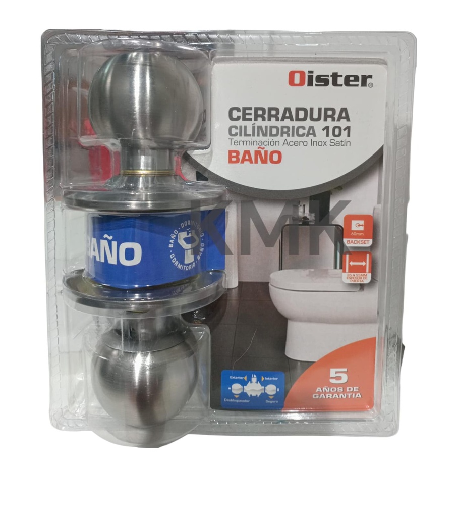 CEOISTER101-CERRADURA CILINDRICA DE BAÑO 