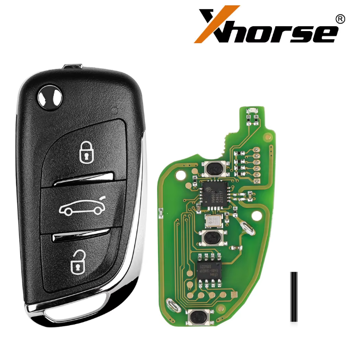 HKSA1669-XHORSE-llave remota XKDS00EN VVDI2 X002 para DS, 3 botones que funcionan con VVDI2/VVDI, MINI herramienta de llave