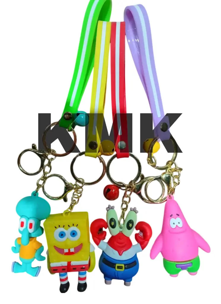 LLAVERO BOP ESPONJA SET 4 UN